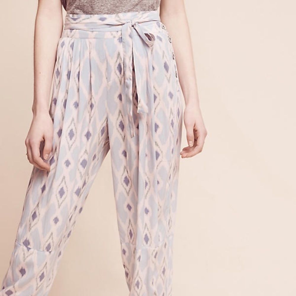 Anthropologie HeiHei Button Joggers